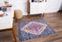 Porto 1/4 Chair Mat Blue & Red