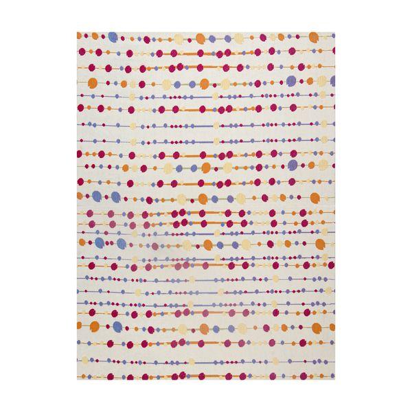Del Marcos 1/2 Chair Mat Ivory & Multi